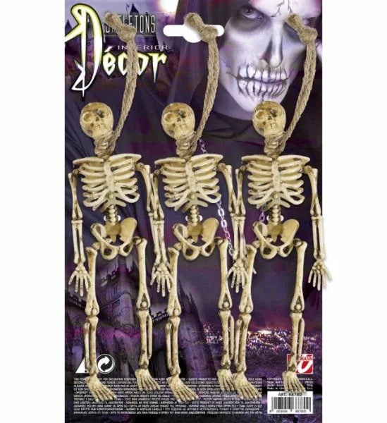 Esqueletos en tamaño pequeño Halloween Widmann